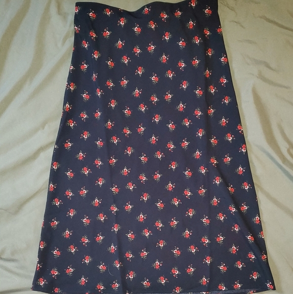 Rose Flowered Maxi Skirt Size S - Picture 1 of 2